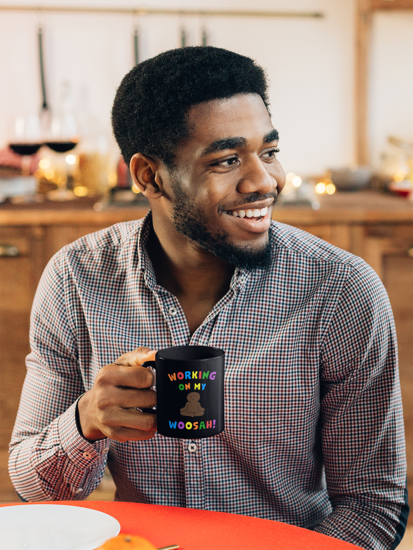 Black Men Heal Color Toned Mug - Black Men Heal