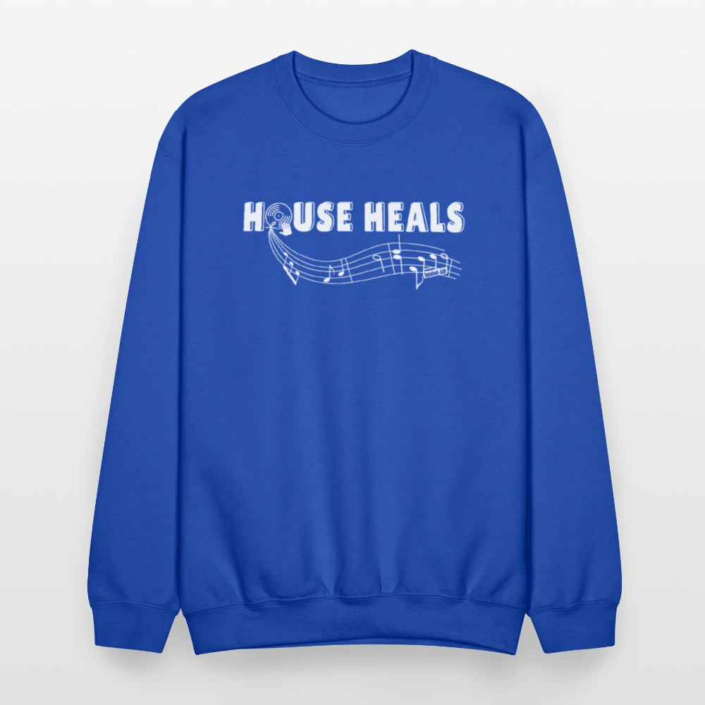 House Music Heals Unisex Sweatshirt - royal blue