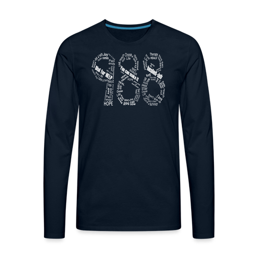 988 Long Sleeve T-Shirt - deep navy