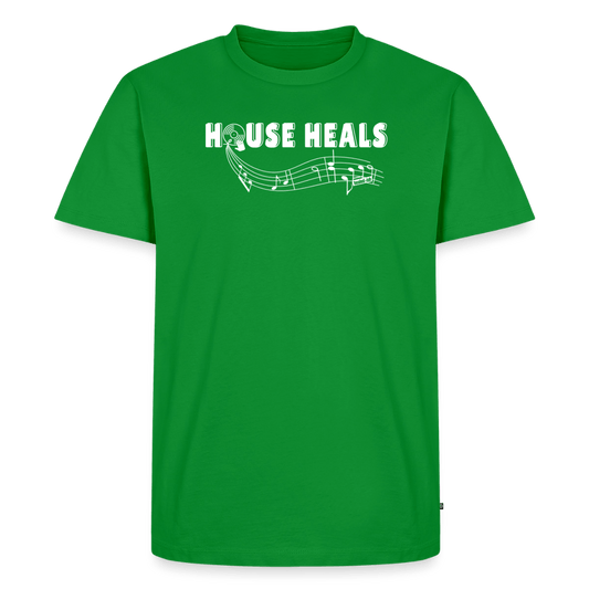 House Music Heals Unisex T-shirt - green