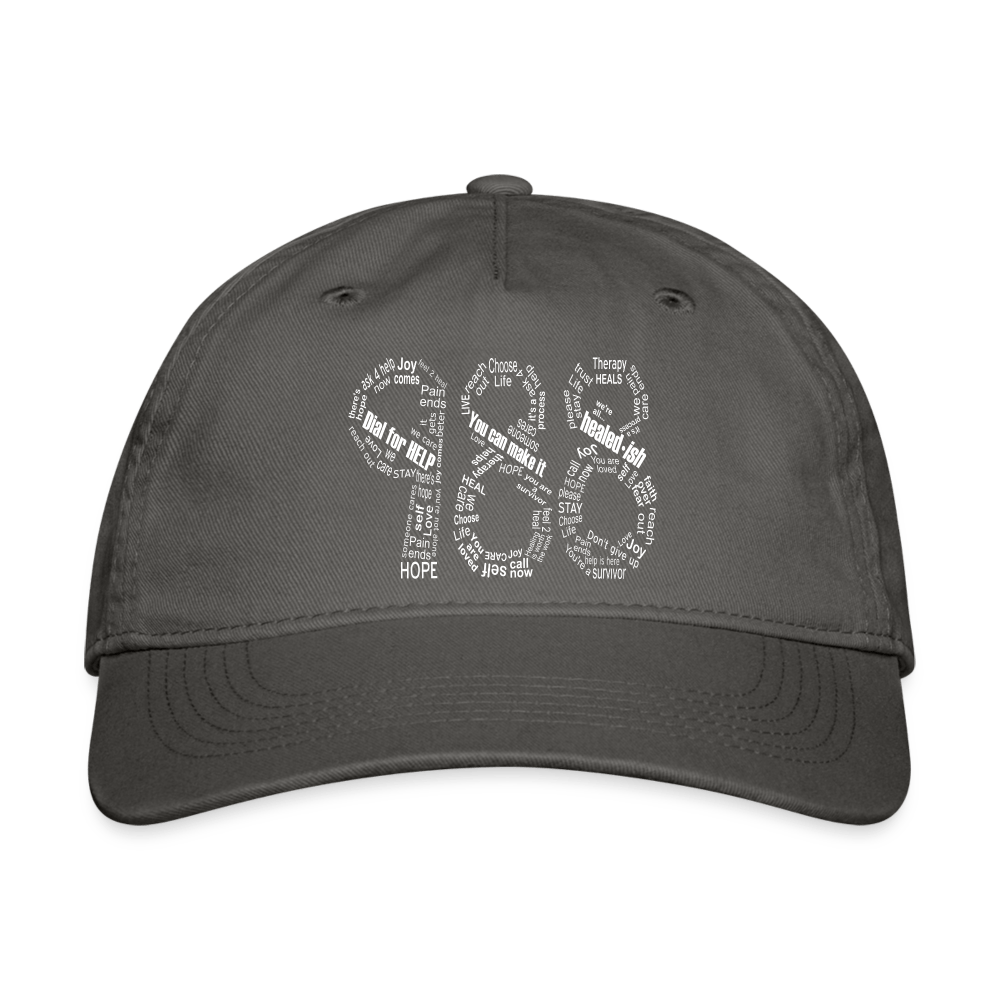988 Baseball Cap - charcoal