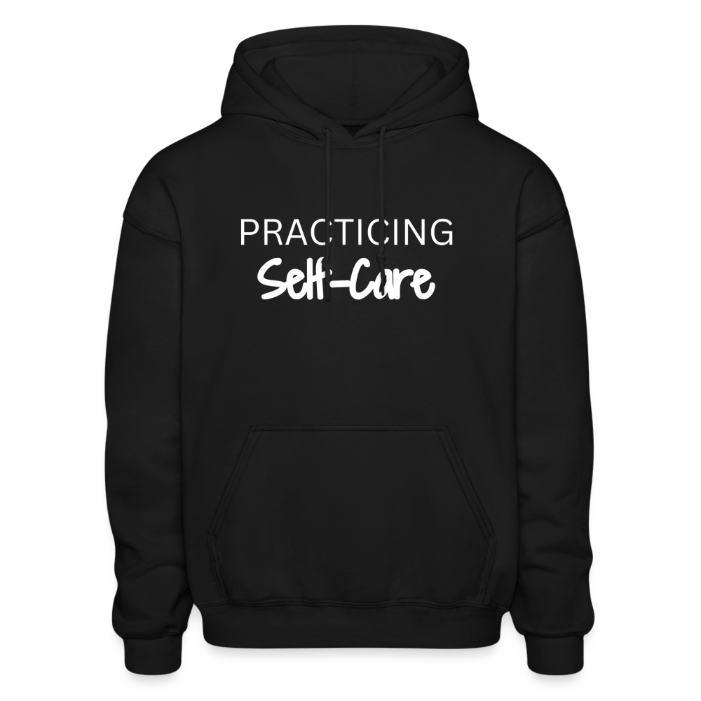 Practicing Self-Care Hoodie - black