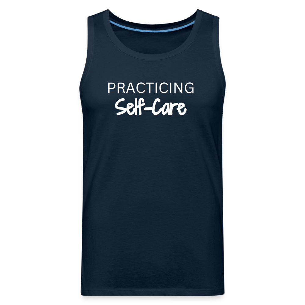 Practicing Self-Care Tank - deep navy