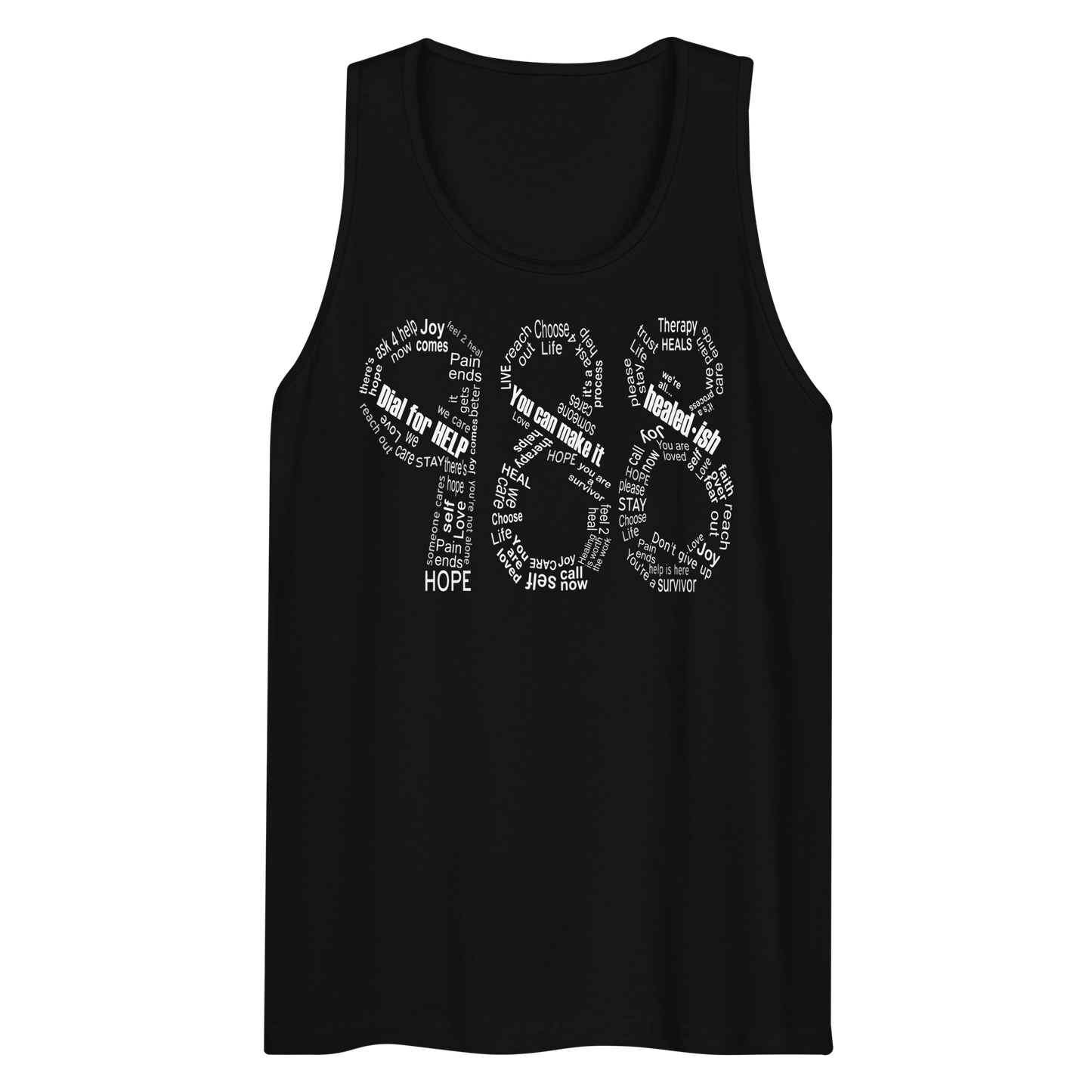 healed-ish 988 Unisex Tank