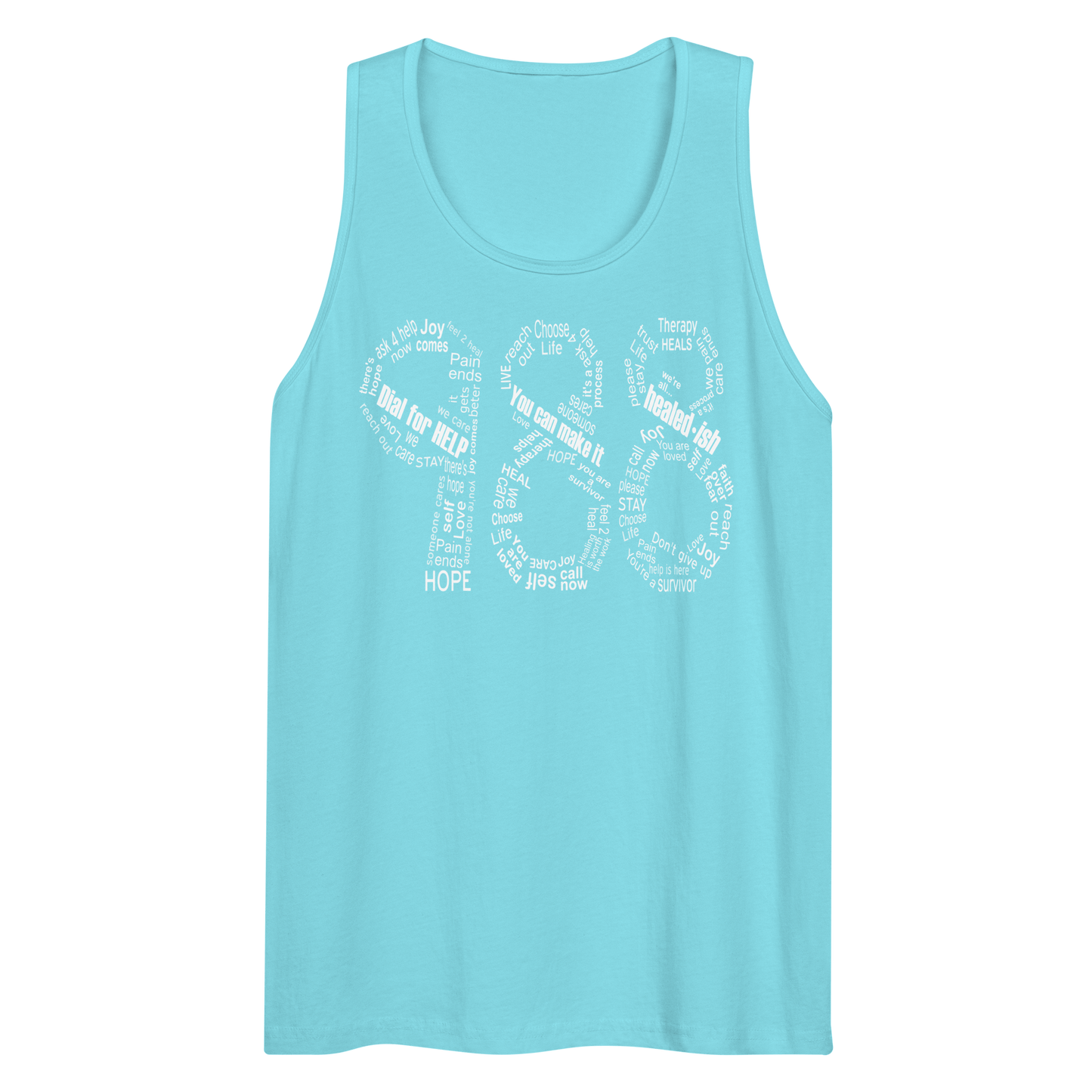 healed-ish 988 Unisex Tank