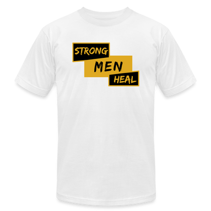 Strong Men Heal - Short Sleeve T-Shirt (Unisex) - white