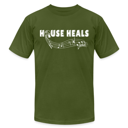 House Heals Unisex T-shirt - olive