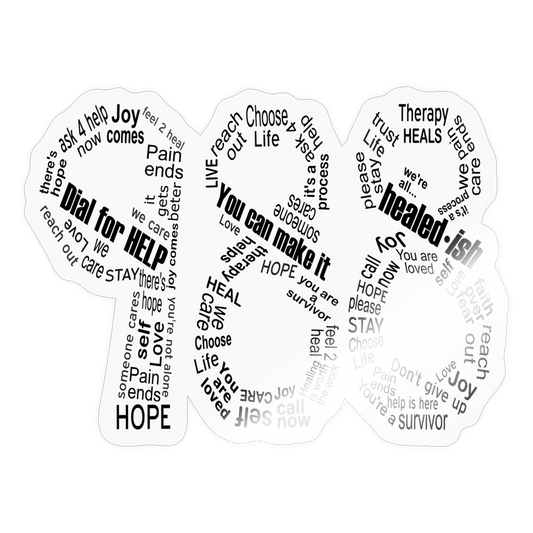988 Sticker - transparent glossy