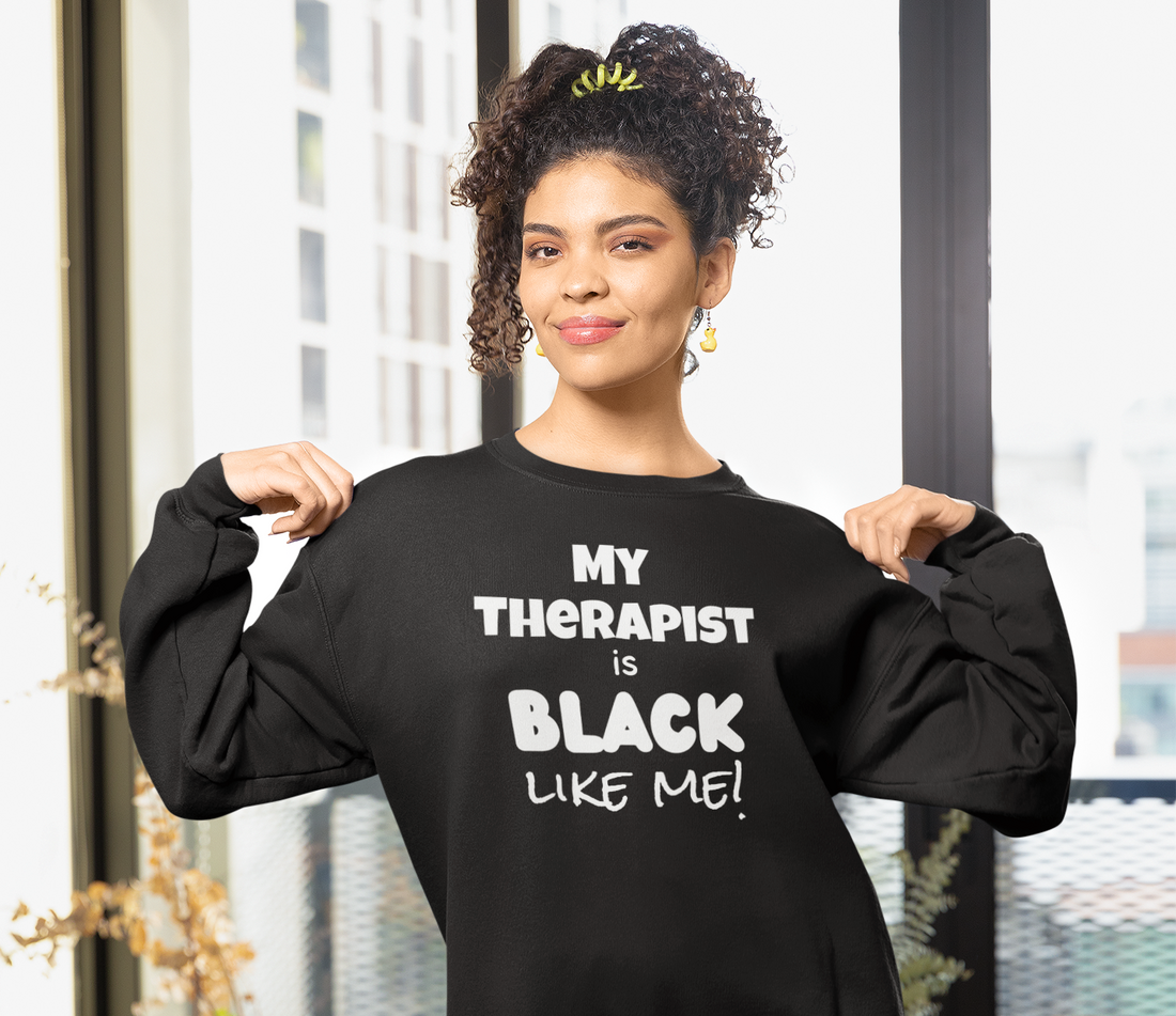 A Black History Month Sweatshirt Celebrating Her Self-Care