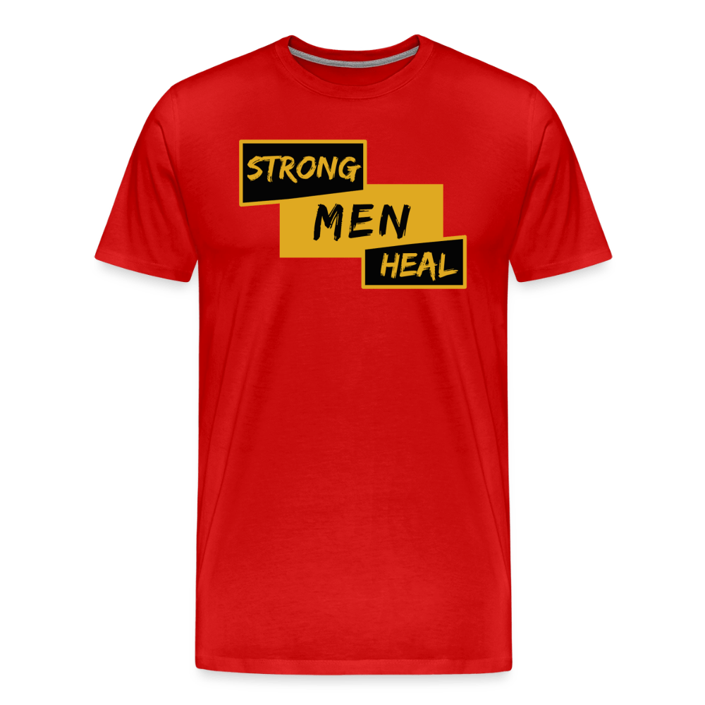 Strong Men Heal - Short Sleeve T-Shirt (Unisex) - red
