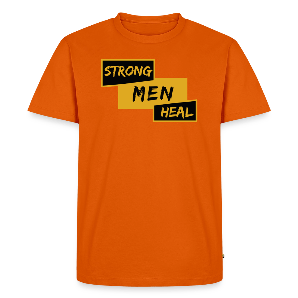 Strong Men Heal - Short Sleeve T-Shirt (Unisex) - orange 