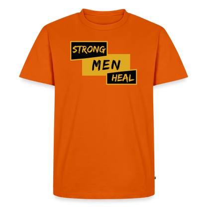 Strong Men Heal - Short Sleeve T-Shirt (Unisex) - orange 