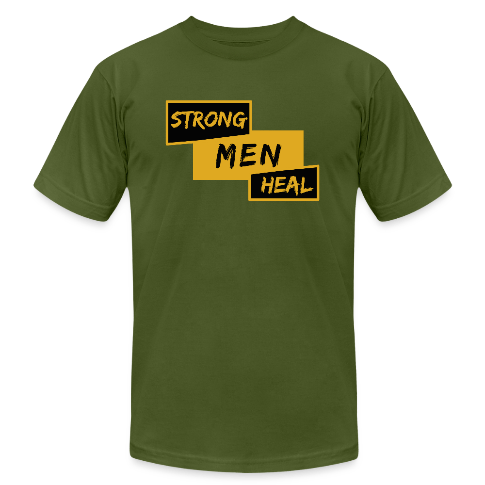 Strong Men Heal - Short Sleeve T-Shirt (Unisex) - olive