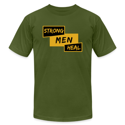 Strong Men Heal - Short Sleeve T-Shirt (Unisex) - olive