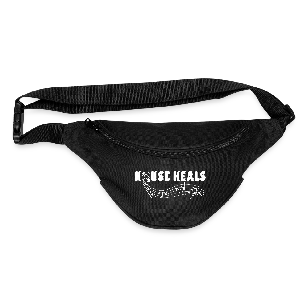 House Music Heals Fanny Pack - black