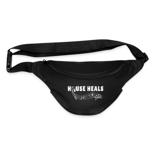 House Music Heals Fanny Pack - black