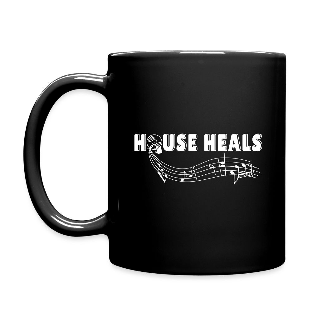 House Music Heals Mug - black