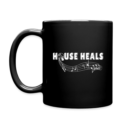House Music Heals Mug - black