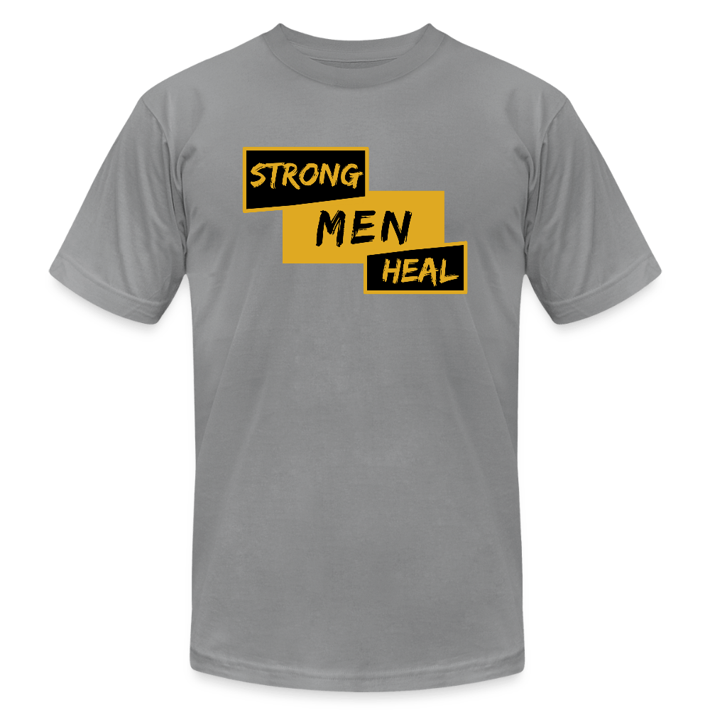 Strong Men Heal - Short Sleeve T-Shirt (Unisex) - slate