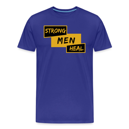 Strong Men Heal - Short Sleeve T-Shirt (Unisex) - royal blue