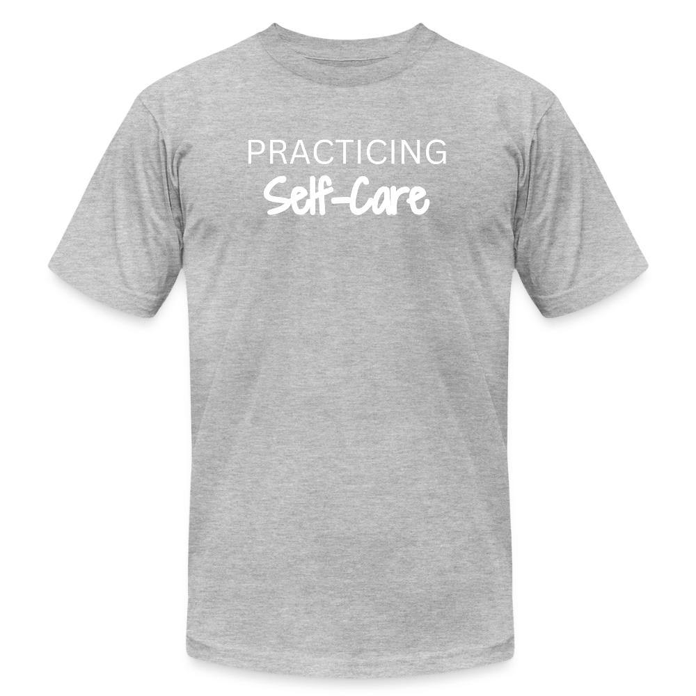 Practicing Self-Care - T-shirt - heather gray