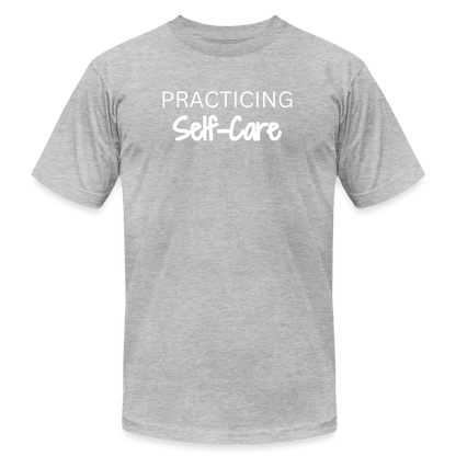 Practicing Self-Care - T-shirt - heather gray