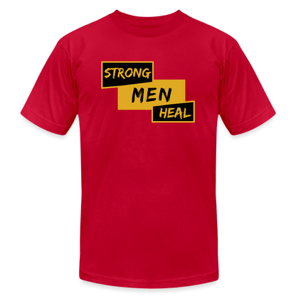 Strong Men Heal - Short Sleeve T-Shirt (Unisex) - red