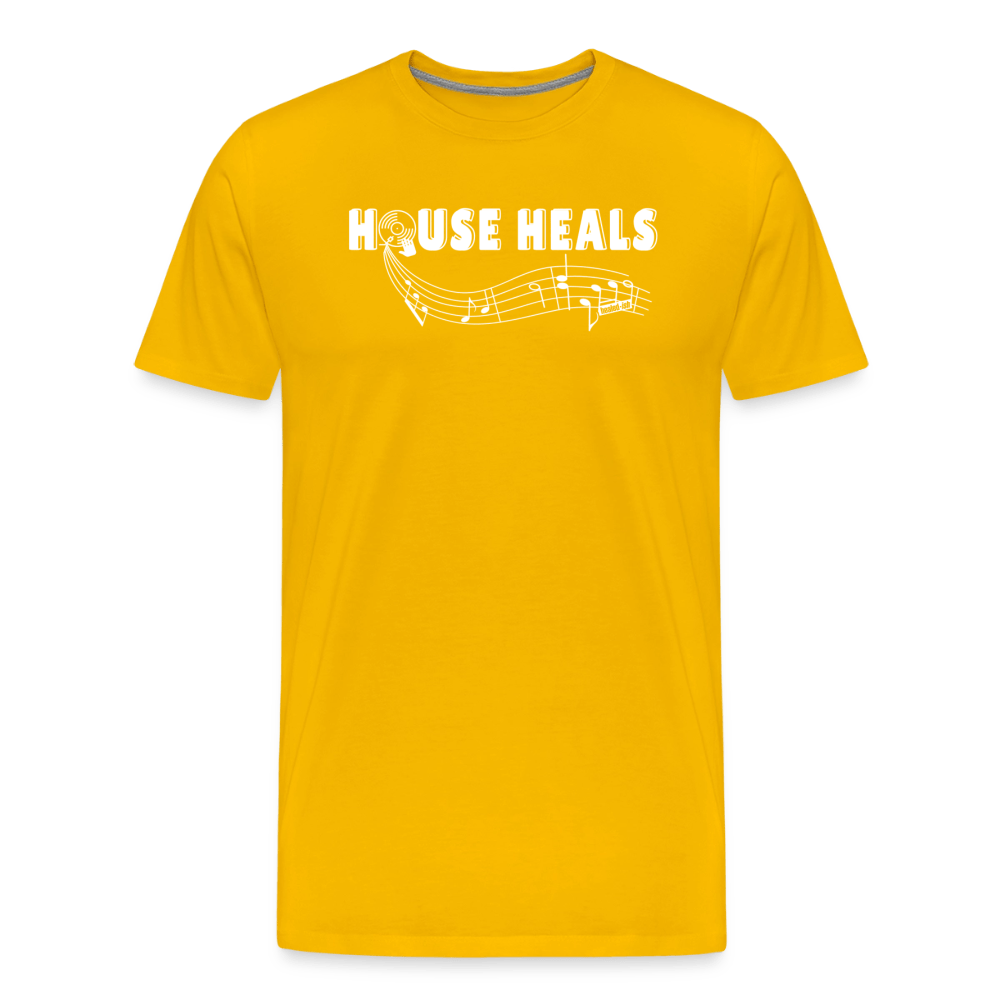 House Music Heals Unisex T-shirt - sun yellow