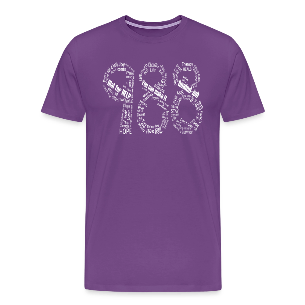 988 healed-ish T-Shirt (Unisex) - purple