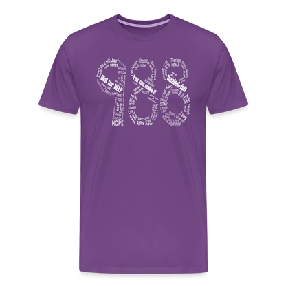 988 healed-ish T-Shirt (Unisex) - purple