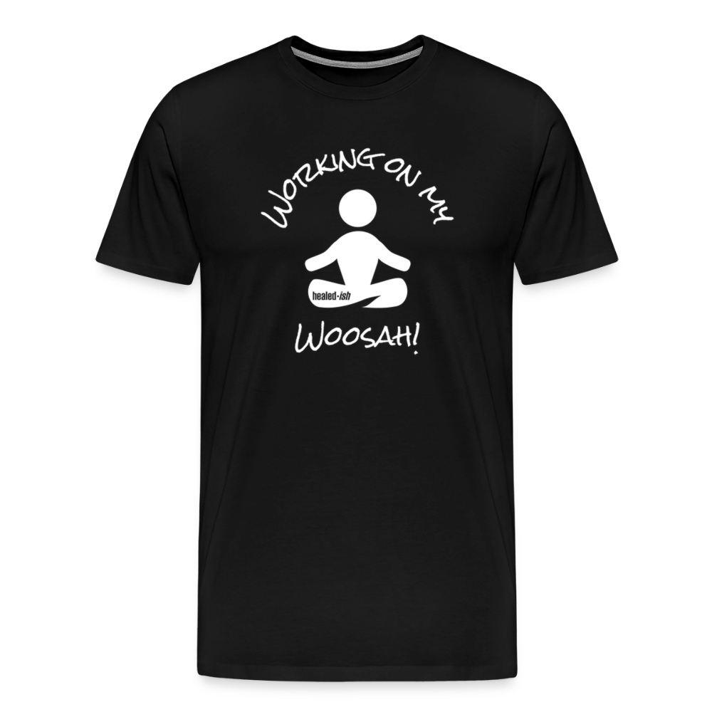 Working On My Woosah B & W Avatar - black