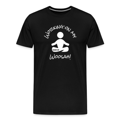 Working On My Woosah B & W Avatar - black