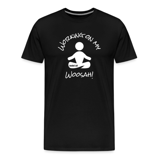 Working On My Woosah B & W Avatar - black