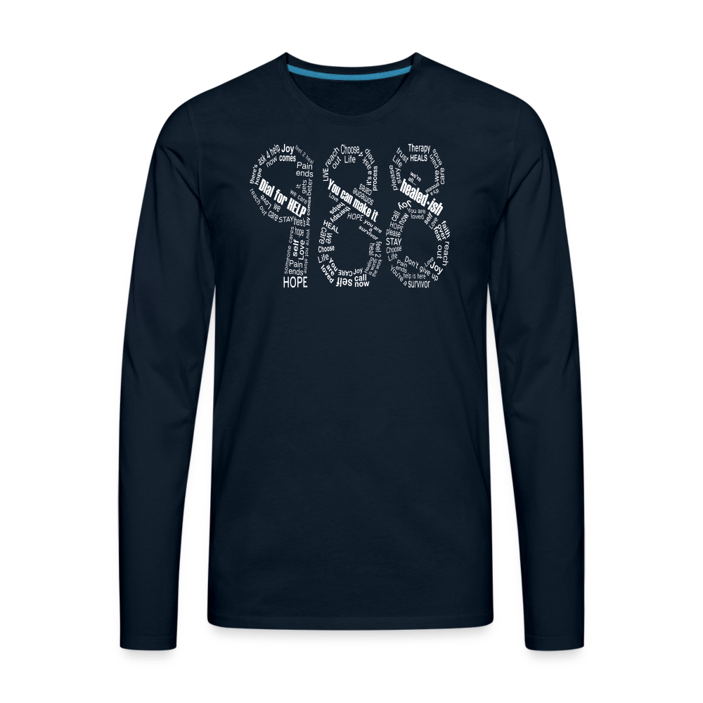 988 Long Sleeve T-Shirt - deep navy