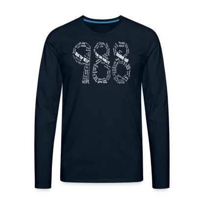 988 Long Sleeve T-Shirt - deep navy