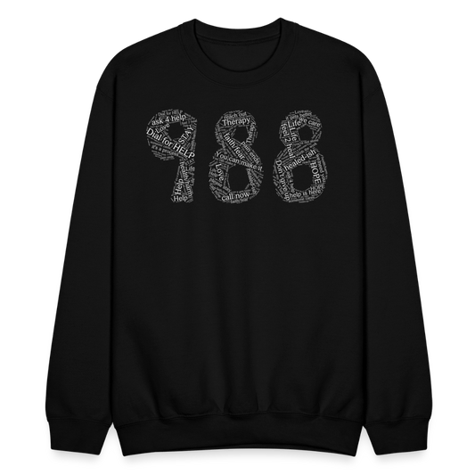 988 Crewneck Sweatshirt - black