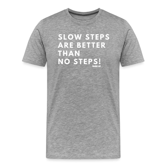 Slow Steps - Short Sleeve T-shirt (Unisex) - heather gray