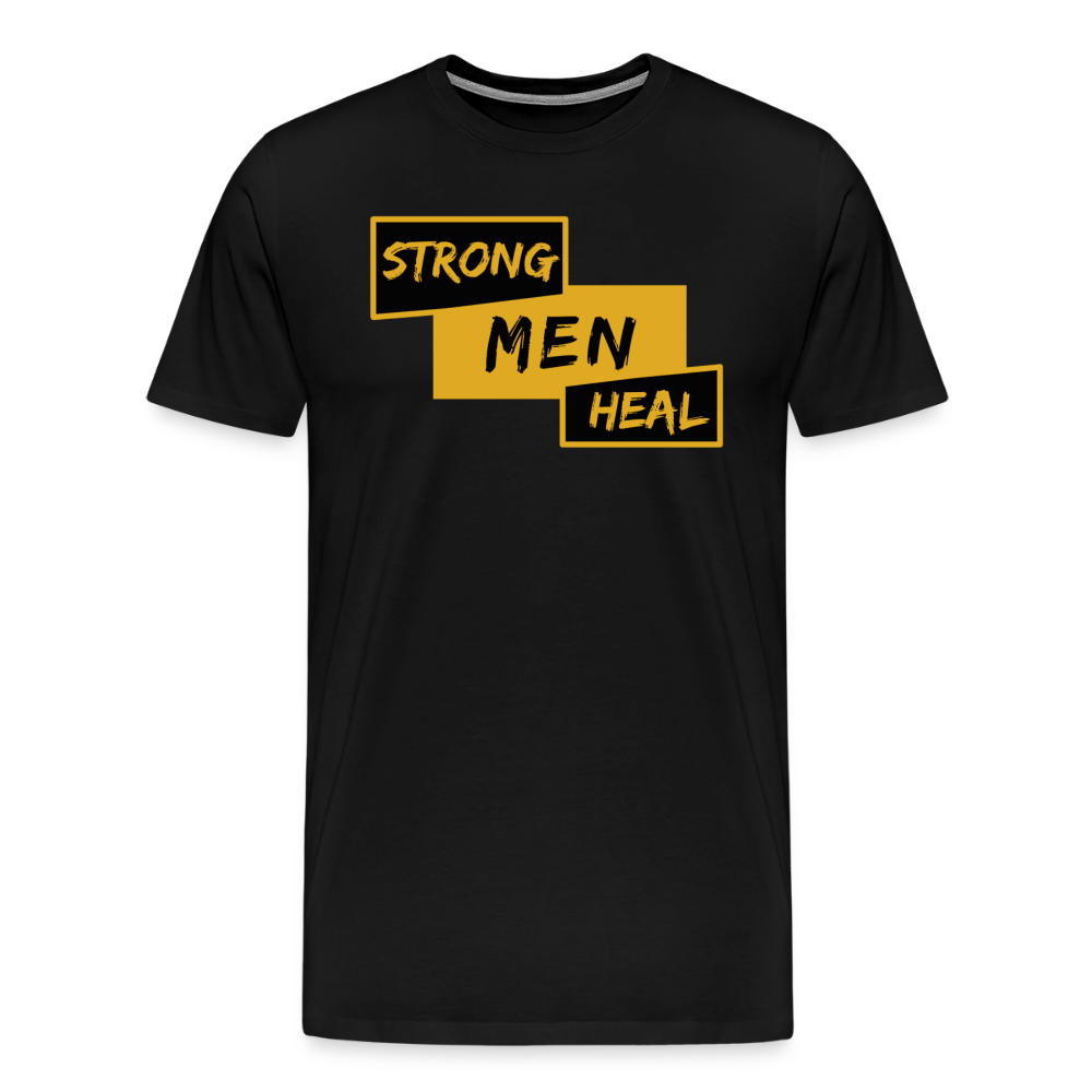 Strong Men Heal - Short Sleeve T-Shirt (Unisex) - black