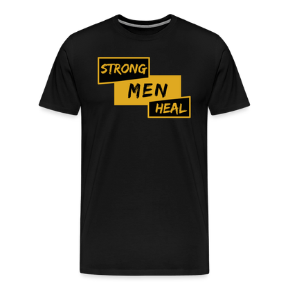 Strong Men Heal - Short Sleeve T-Shirt (Unisex) - black