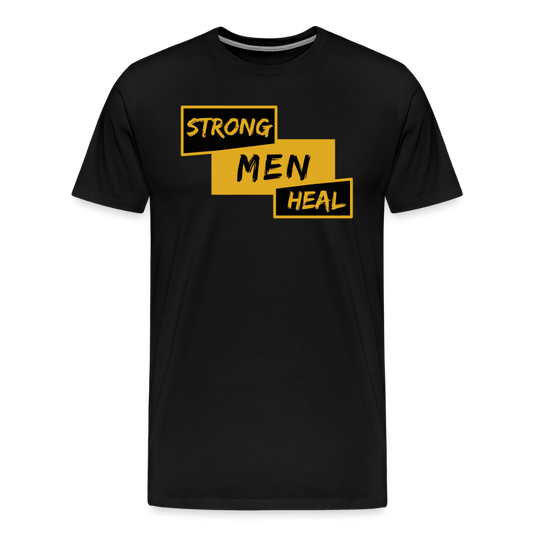 Strong Men Heal - Short Sleeve T-Shirt (Unisex) - black