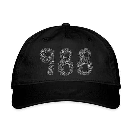 988 Baseball Cap - black