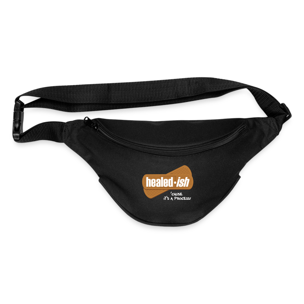 healed-ish: 'Cause It's A Process Fanny Pack - black