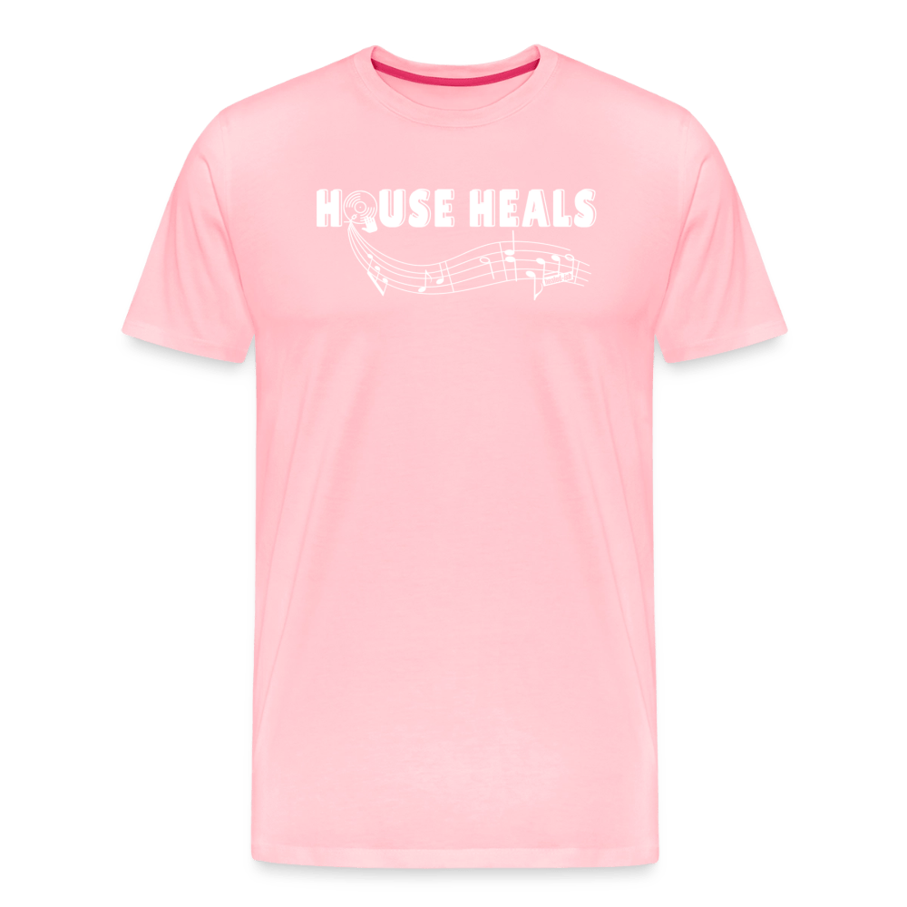 House Music Heals Unisex T-shirt - pink