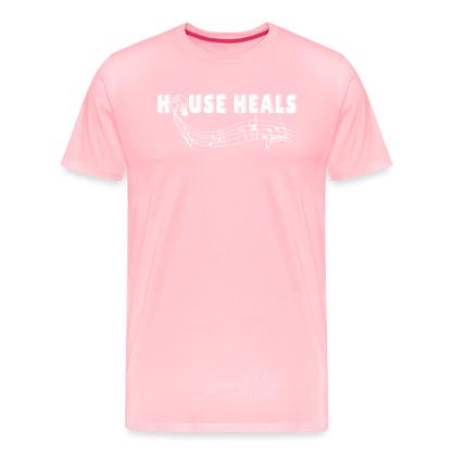 House Music Heals Unisex T-shirt - pink