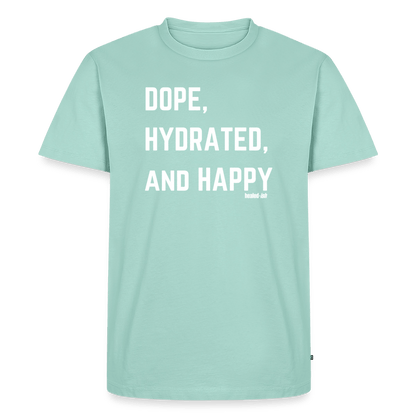 Dope, Hydrated and Happy - Short Sleeve T-Shirt - mint