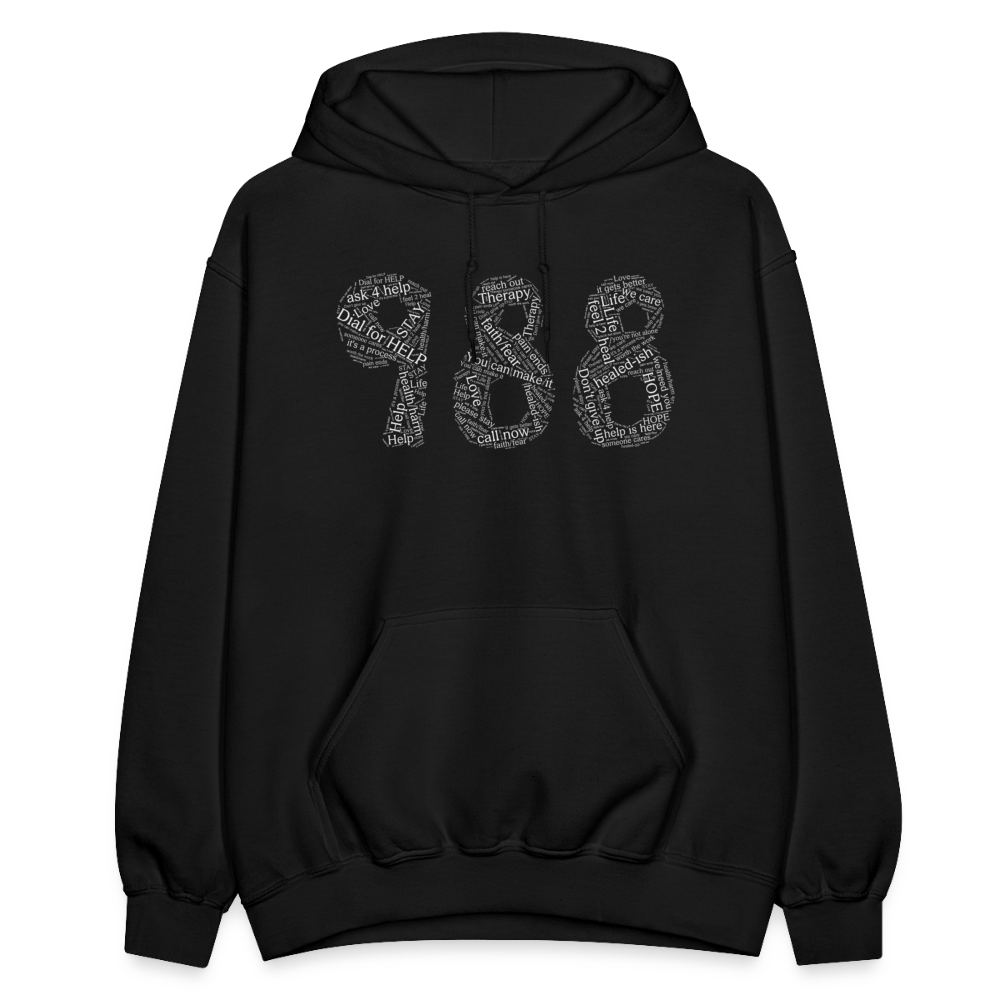 988  Hoodie - black