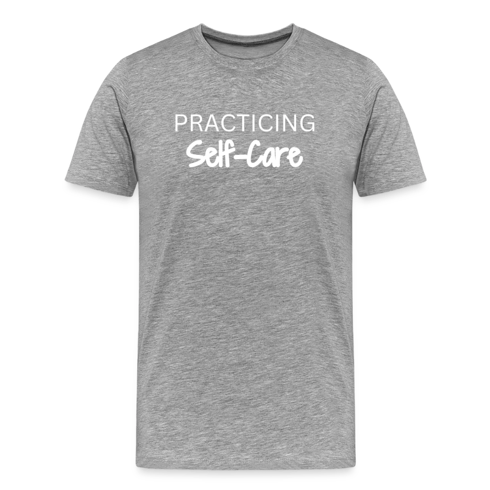 Practicing Self-Care - T-shirt - heather gray