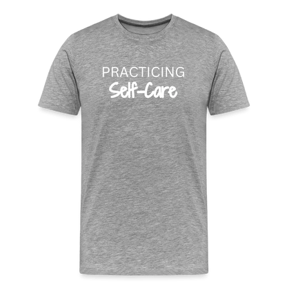 Practicing Self-Care - T-shirt - heather gray