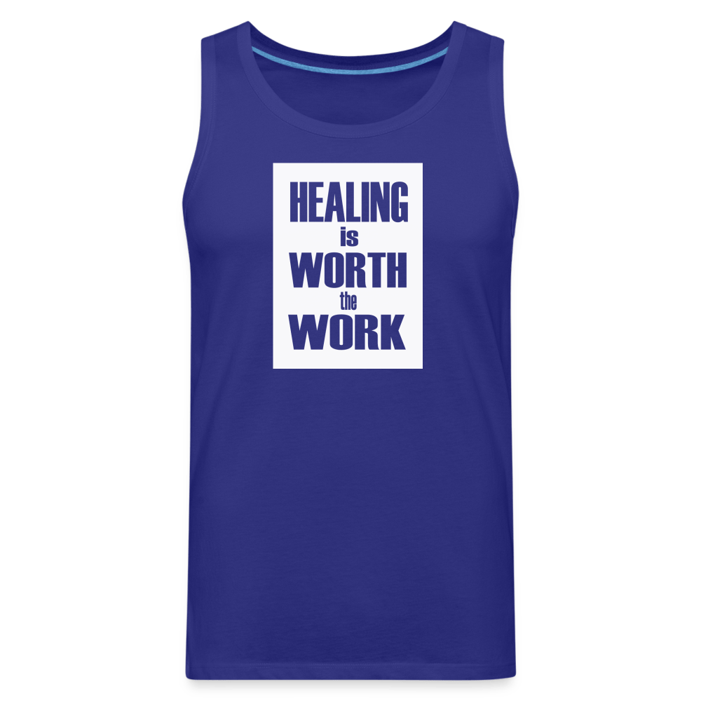 Healing Is Worth The Work - Tank (Unisex) - royal blue