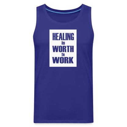 Healing Is Worth The Work - Tank (Unisex) - royal blue